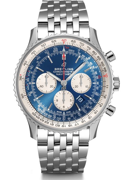 breitling navitimer 46 blue